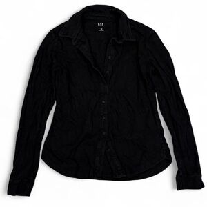 Gap button down cotton jersey shirt